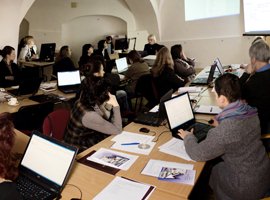2012 m. sausio 10 d. LIMIS laikinosios programinės įrangos mokymai. T. Kapočiaus nuotr.