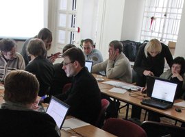 2012 m. sausio 11 d. LIMIS laikinosios programinės įrangos mokymai. A. Valužio nuotr.