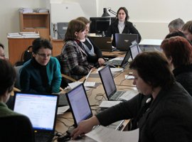 2012 m. kovo 1 d. LIMIS laikinosios programinės įrangos mokymai. A. Valužio nuotr.