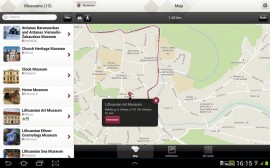 Mobilioji aplikacija „Lietuvos muziejų elektroninis gidas“ 